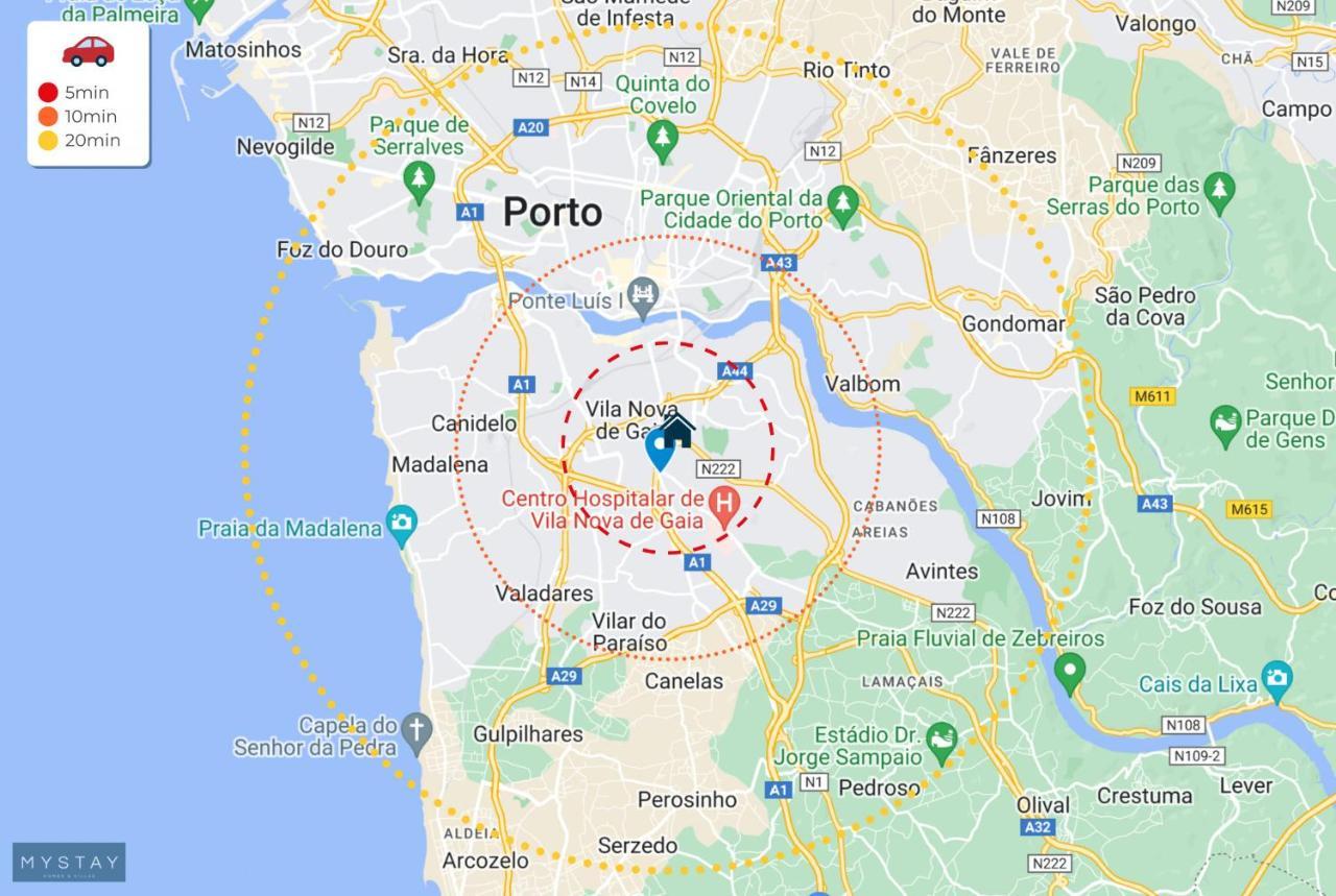Seasons Porto-Gaia By Mystay Vila Nova de Gaia Eksteriør bilde